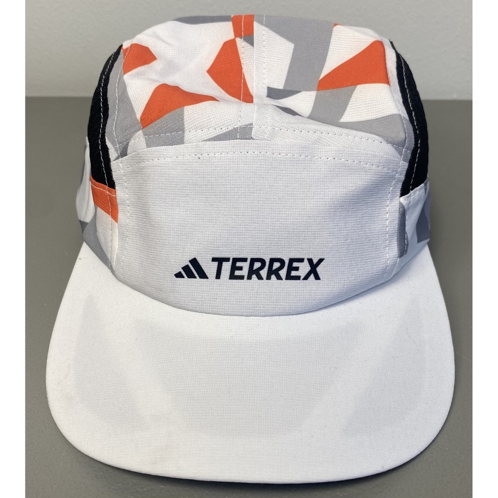 Adidas Terrex 5P Cap Graphic JJ1478 One Size White Orange Grey